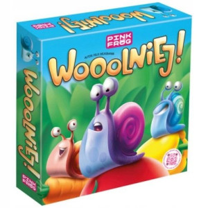 Gra rodzinna 3D Pink Frog- Wooolniej! 4+