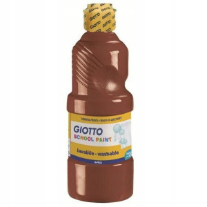 Farba tempera 500ml GIOTTO brązowa
