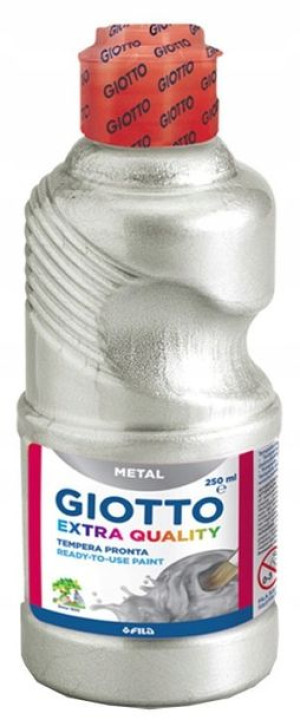 Farba plakatowa metaliczna 250 ml srebrna