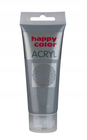 Farba akrylowa 75ml ciemno szary zielonkawy Happy