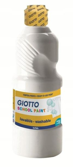 Farba tempera 500ml GIOTTO biała