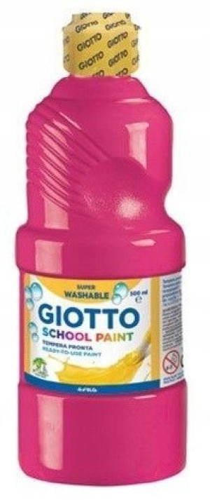 Farba tempera 500ml GIOTTO różowy