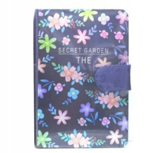 Notes z zapinką magnetyczną metalik A5 GARDEN