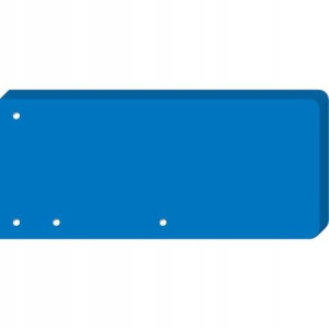 Przekładki do segregatora 240x105mm niebieskie INT