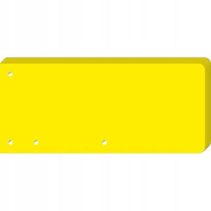 Przekładki do segregatora 240x105mm żółte INT