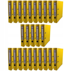Segregator dźwigniowy A4 EKOBOX 50mm ŻÓŁTY 25szt.
