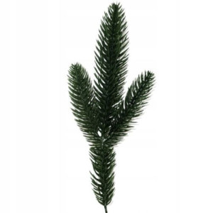 Dekoracja Gałązka świerkowa 3, 22 cm, 1 szt.