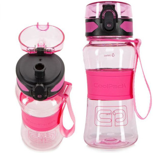 Bidon szkolny Coolpack 390 ml róż różowy