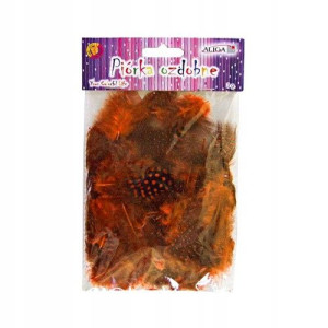 Piórka nakrapiane pomarańczowe (PN-04) 3g