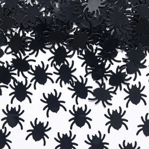 Konfetti Pająki, czarne 1,2x1,2 cm, 15g