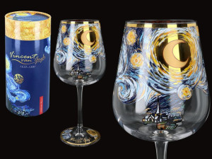 Kieliszek do wina - V. Van Gogh. Gwiaździsta noc (CARMANI) CARMANI