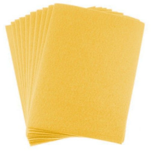 Filc A4 ciemno żółty 1mm 10 arkuszy