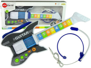 Gitara Elektryczna Dla Dzieci Mikrofon Słuchawki