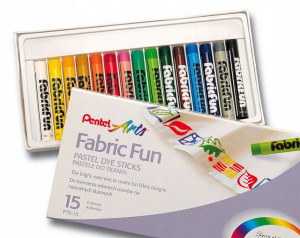 Pentel Pastele Do Tkanin 15 Kolorów Pts-15