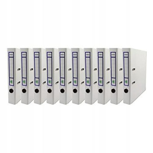 Segregator dźwigniowy A4 EKOBOX 50mm BIAŁY 10szt.
