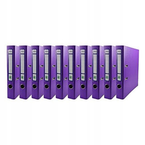 Segregator dźwigniowy EKOBOX 50mm FIOLETOWY 10szt.