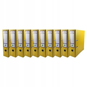 Segregator dźwigniowy A4 EKOBOX 80mm ŻÓŁTY 10szt.