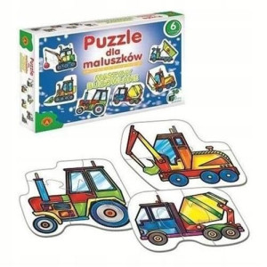 Puzzle dla maluszków MASZYNY BUDOWLANE ALEXANDER
