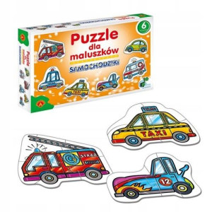 Puzzle dla maluszków- Samochodziki Alexander