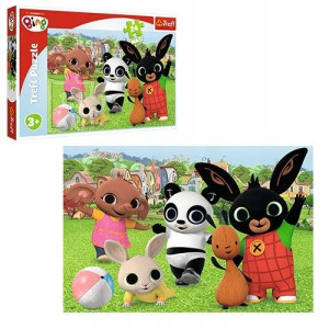 Puzzle 24 MAXI Zabawa w parku BING Trefl