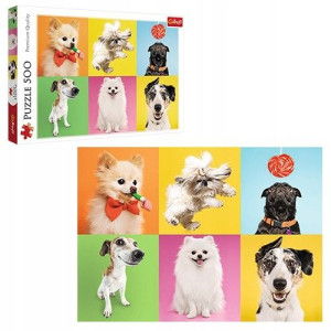 Puzzle "500 - Psy" Trefl