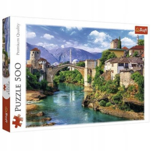 Puzzle 500 - Stary most w Mostarze Bośnia Trefl