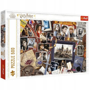 Puzzle "500"- Pamiętki z Hogwartu Trefl