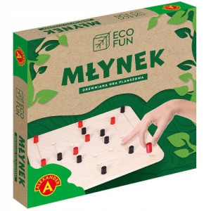 Gra planszowa drewniana ECO FUN - MŁYNEK