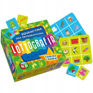 Gra edukacyjna ortograficzna LOTTOGRAFIA Multigra