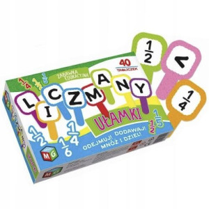 Gra edukacyjna LICZMANY UŁAMKI Multigra