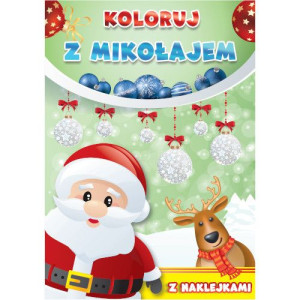Kolorowanka A4 KOLORUJ Z MIKOŁAJEM