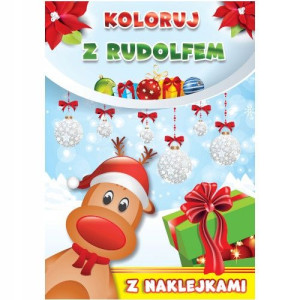 Kolorowanka A4 KOLORUJ Z RUDOLFEM