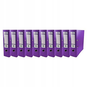 Segregator A4 PP EKOBOX 80mm FIOLETOWY 10 szt.
