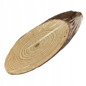 Dekoracja podkładki drewniane 15cm 2szt. plaster