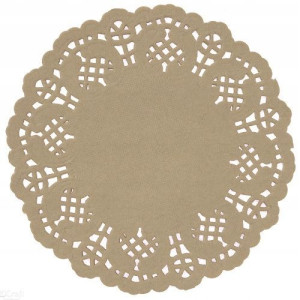Serwetki papierowe ozdobne 11,5 cm 30szt.- Kraft