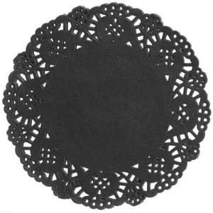 Serwetki papierowe 11,5 cm 30szt.- czarne