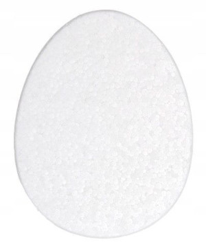 Jajko styropianowe płaskie 14x11x2 cm