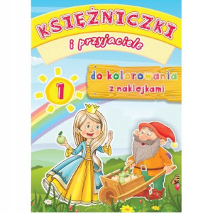 Kolorowanka A4 Księżniczki i przyjaciele 1