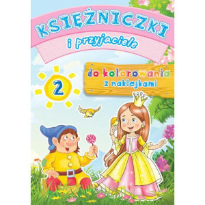 Kolorowanka A4 Księżniczki i przyjaciele 2