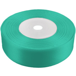 Tasiemka wstążka 25 mm satynowa morska 32mb