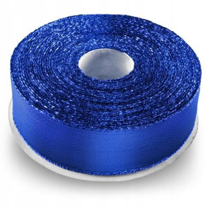 Tasiemka 25 mm Wstążka metaliczna bez drutu granat
