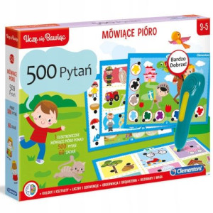 Gra Mówiące pióro 500 pytań Clementoni