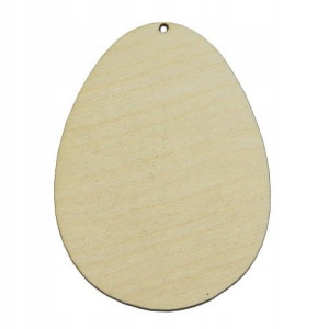 Drewniane Jajko Jajo Wielkanoc Scrapki 20cm 1szt