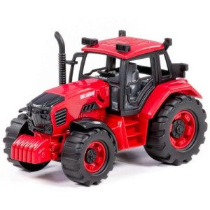 Traktor czerwony BELARUS w pudełku