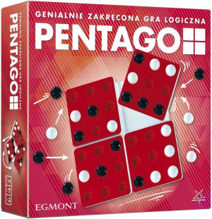 Gra logiczna 5 w linii towarzyska Pentago Egmont