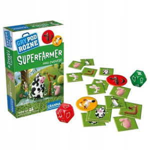 Gra podróżna mini SUPERFARMER Granna zwierzęta