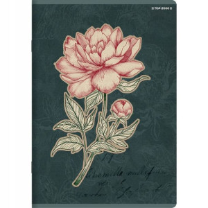 Zeszyt A5 60k kratka FLOWERS TOP2000
