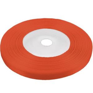 Tasiemka wstążka 6 mm satynowa ceglasta 32mb