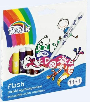 Pisaki flamastry FLASH wymazywalne FIORELLO