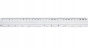 Linijka biurowa szkolna aluminiowa 30cm GR-111